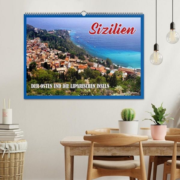 Produktbild: Sizilien - der Osten und die Liparischen Inseln (Wandkalender 2026 DIN A2 quer), CALVENDO Monatskalender