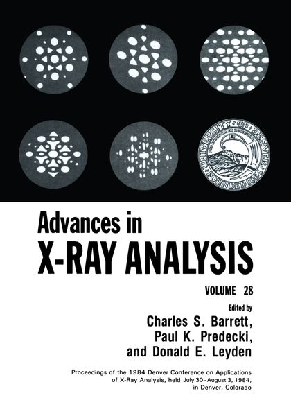 Produktbild: Advances in X-Ray Analysis