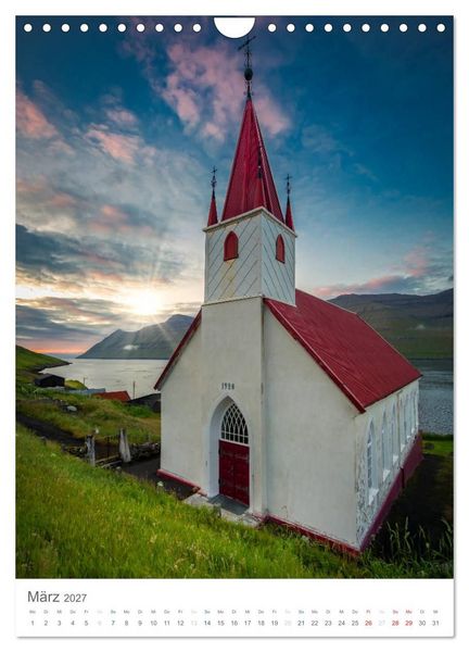 Produktbild: F&oslash;royar - Faroe Islands - F&auml;r&ouml;er Inseln (Wandkalender 2027 DIN A4 hoch), CALVENDO Monatskalender