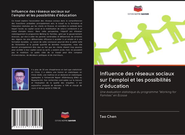 Produktbild: Influence des r&eacute;seaux sociaux sur l'emploi et les possibilit&eacute;s d'&eacute;ducation