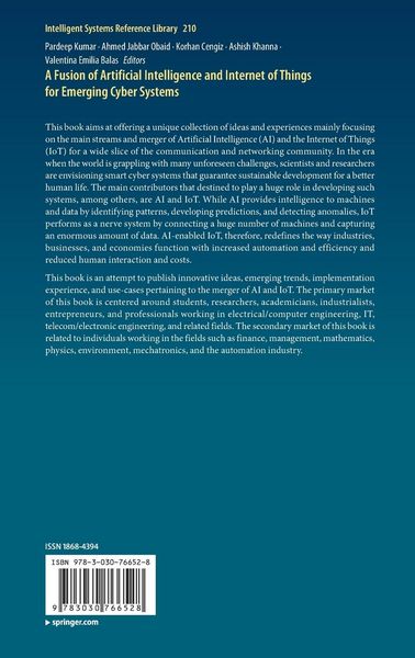 Produktbild: A Fusion of Artificial Intelligence and Internet of Things for Emerging Cyber Systems