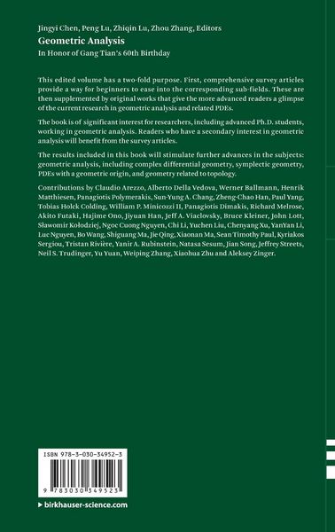 Produktbild: Geometric Analysis
