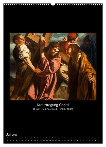 Produktbild: Jesus Christus - Das Leben Christi auf Gem&auml;lden der alten Meister (hochwertiger Premium Wandkalender 2026 DIN A2 hoch), Kunstdruck in Hochglanz