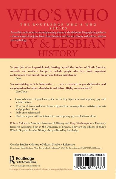 Produktbild: Who's Who in Contemporary Gay and Lesbian History
