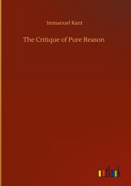 Produktbild: The Critique of Pure Reason