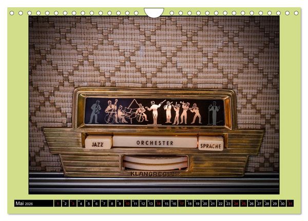 Produktbild: RADIO LEGENDEN (Wandkalender 2026 DIN A4 quer), CALVENDO Monatskalender