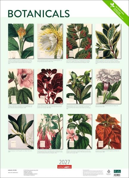 Produktbild: Botanicals Kalender 2027