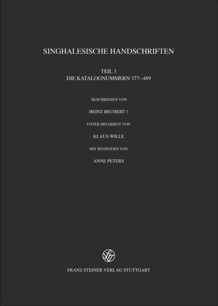 Produktbild: Singhalesische Handschriften