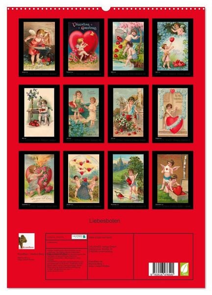 Produktbild: Liebesboten (hochwertiger Premium Wandkalender 2026 DIN A2 hoch), Kunstdruck in Hochglanz