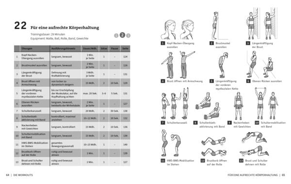 Produktbild: 50 Workouts gegen Schulter- und Nackenschmerzen