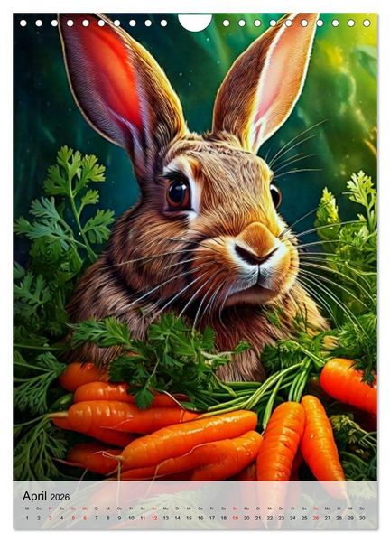 Produktbild: Kleine Wildtiere (Wandkalender 2026 DIN A4 hoch), CALVENDO Monatskalender