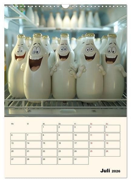 Produktbild: Nachts im K&uuml;hlschrank (Wandkalender 2026 DIN A3 hoch), CALVENDO Monatskalender