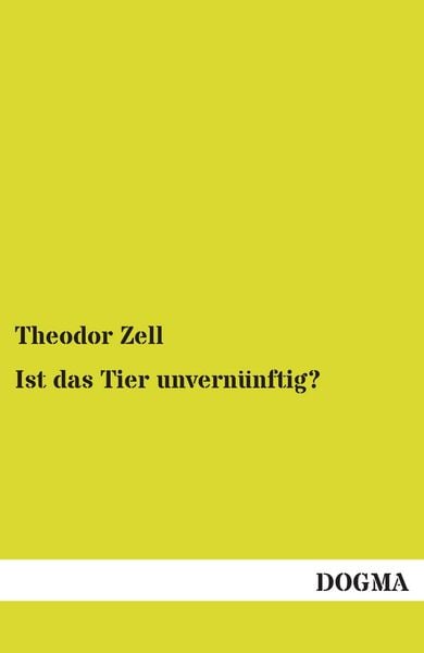 Produktbild: Ist das Tier unvern&uuml;nftig?