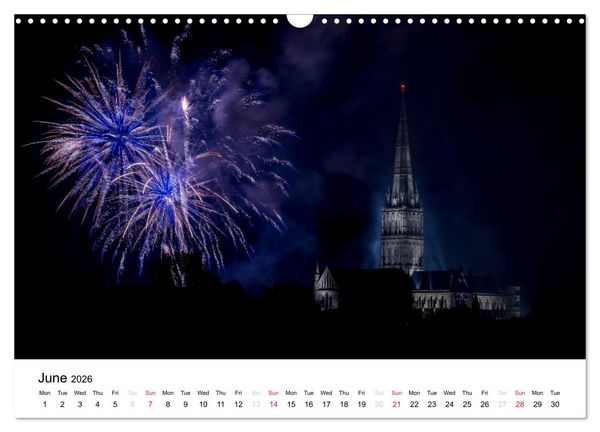 Produktbild: Stonehenge Sunsets & Salisbury Cathedral (Wall Calendar 2026 DIN A3 landscape), CALVENDO 12 Month Wall Calendar