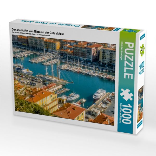 Produktbild: CALVENDO Puzzle Der alte Hafen von Nizza | 1000 Teile Lege-Gr&ouml;&szlig;e 64x48cm Foto-Puzzle f&uuml;r gl&uuml;ckliche Stunden