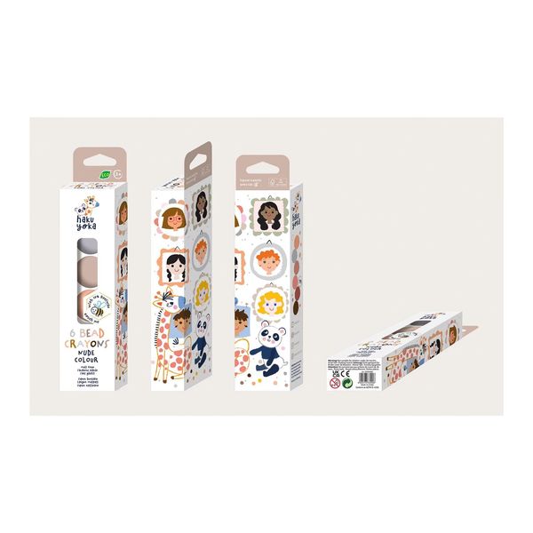 Produktbild: HAKUYOKA - Wachsmalkreide Kugel Natur
