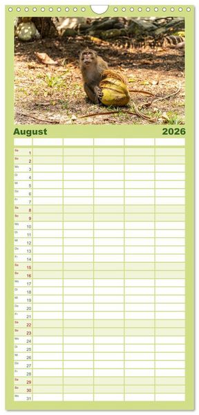 Produktbild: Familienplaner 2026 - Thailand - Koh Kood mit 5 Spalten (Wandkalender, 21 x 45 cm) CALVENDO
