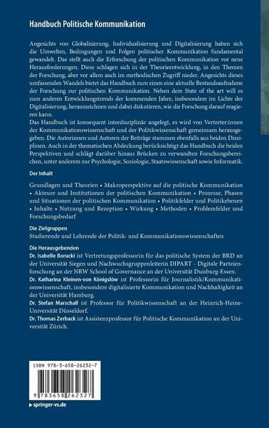 Produktbild: Handbuch Politische Kommunikation