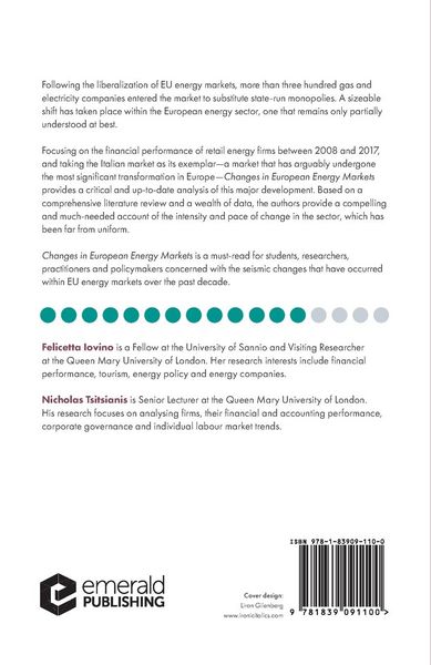 Produktbild: Changes in European Energy Markets