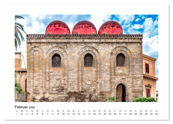 Produktbild: Sizilien - Von Palermo nach Syrakus (Wandkalender 2026 DIN A4 quer), CALVENDO Monatskalender