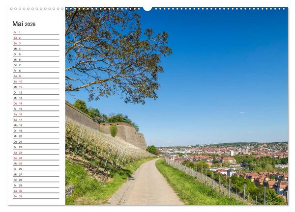 Produktbild: W&Uuml;RZBURG Historisches Stadtherz (hochwertiger Premium Wandkalender 2026 DIN A2 quer), Kunstdruck in Hochglanz