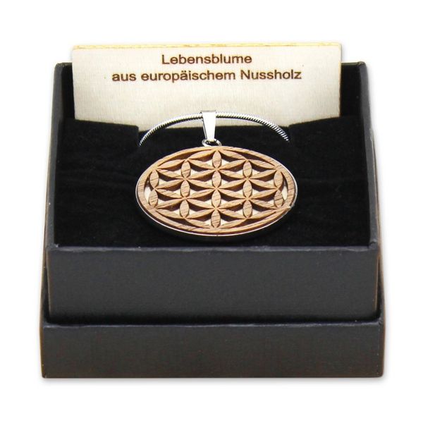 Produktbild: Holzschmuck "Waldzeichen" Blume des Lebens