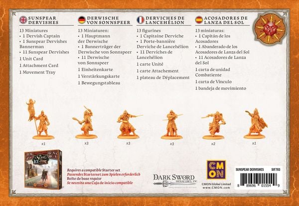 Produktbild: A Song of Ice & Fire - Sunspear Dervishes (Derwische von Sonnspeer)