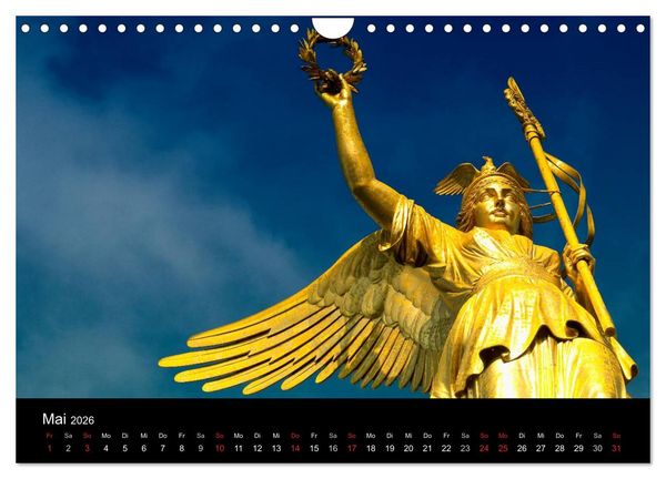 Produktbild: Colors of Berlin 2026 (Wandkalender 2026 DIN A4 quer), CALVENDO Monatskalender