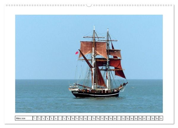 Produktbild: Segelspektakel in Bremerhaven. Die Sail (Wandkalender 2026 DIN A2 quer), CALVENDO Monatskalender