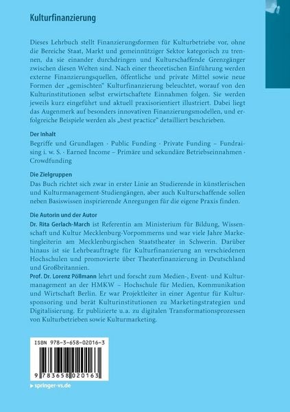 Produktbild: Kulturfinanzierung
