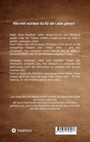 Produktbild: Das Ende, das wir niemals hatten