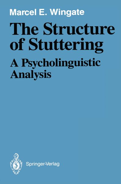 Produktbild: The Structure of Stuttering