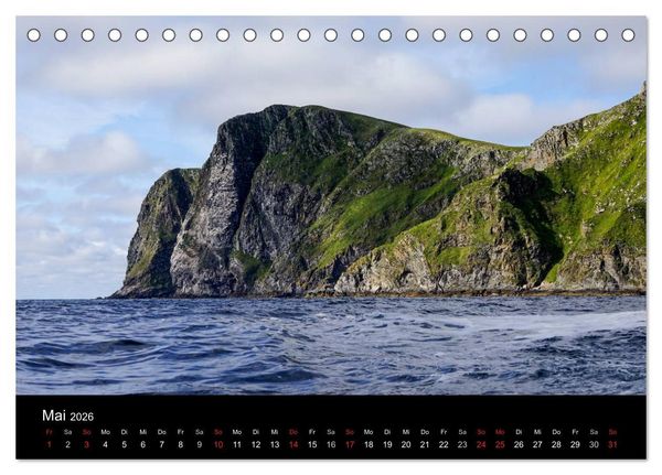 Produktbild: Norwegen - Vom Westen zum S&uuml;den (Tischkalender 2026 DIN A5 quer), CALVENDO Monatskalender