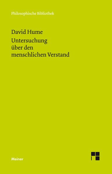 Produktbild: Eine Untersuchung &uuml;ber den menschlichen Verstand