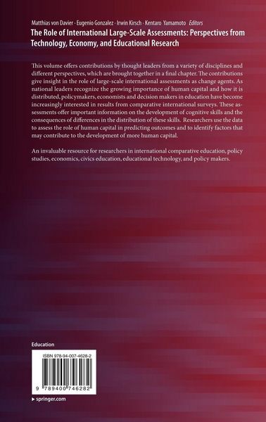 Produktbild: The Role of International Large-Scale Assessments: Perspectives from Technology, Economy, and Educational Research