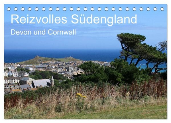 Produktbild: Reizvolles S&uuml;dengland Devon und Cornwall (Tischkalender 2026 DIN A5 quer), CALVENDO Monatskalender