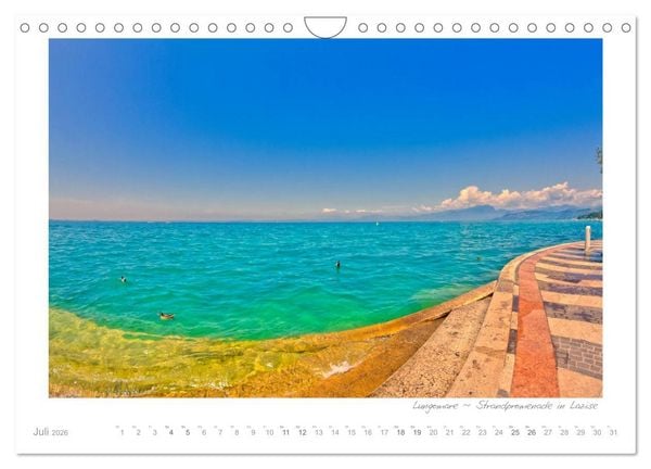 Produktbild: Sehnsucht Gardasee - Mediterranes Flair am Lago di Garda (Wandkalender 2026 DIN A4 quer), CALVENDO Monatskalender