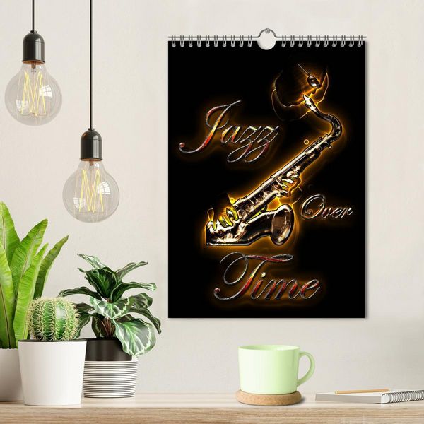 Produktbild: Jazz Over Time (Wall Calendar 2026 DIN A4 portrait), CALVENDO 12 Month Wall Calendar