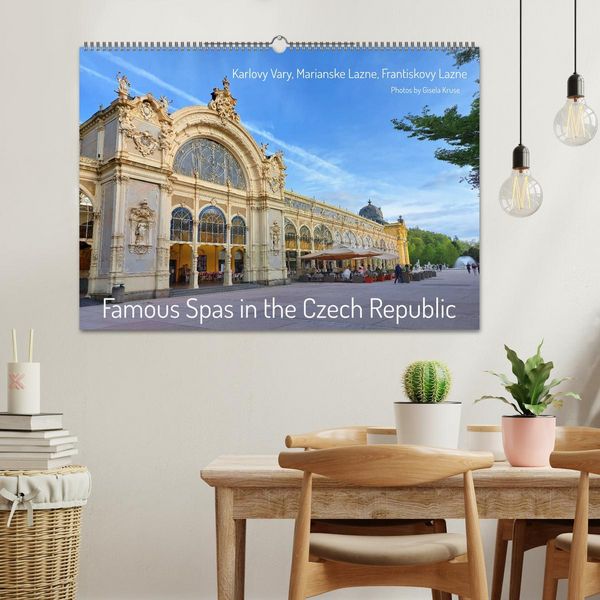 Produktbild: Famous Spas in the Czech Republic (Wall Calendar 2026 DIN A2 landscape), CALVENDO 12 Month Wall Calendar