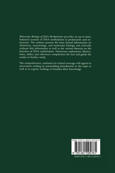 Produktbild: Molecular Biology of DNA Methylation