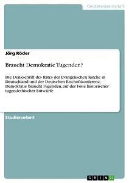 Produktbild: Braucht Demokratie Tugenden?