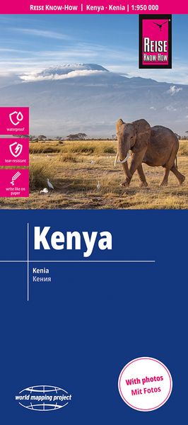 Produktbild: Reise Know-How Landkarte Kenia / Kenya (1:950.000)