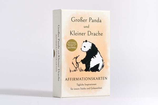 Produktbild: Gro&szlig;er Panda und Kleiner Drache Affirmationskarten