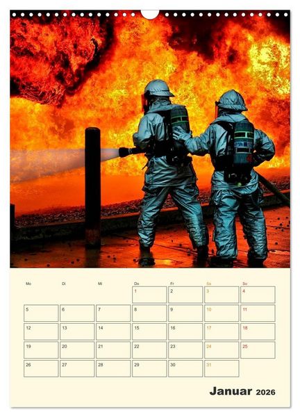 Produktbild: Feuerwehr - im Einsatz weltweit (Wandkalender 2026 DIN A3 hoch), CALVENDO Monatskalender