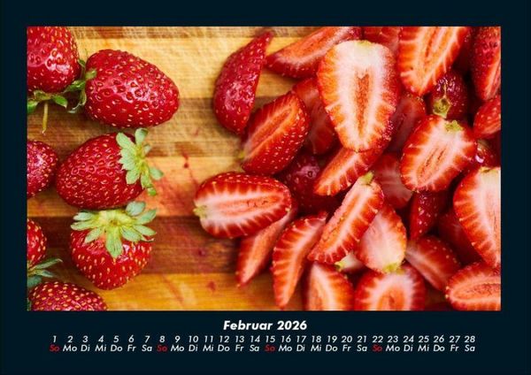 Produktbild: Obstkalender 2026 Fotokalender DIN A4