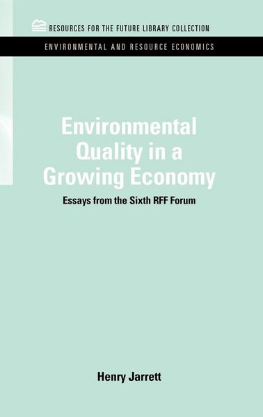 Produktbild: Environmental Quality in a Growing Economy