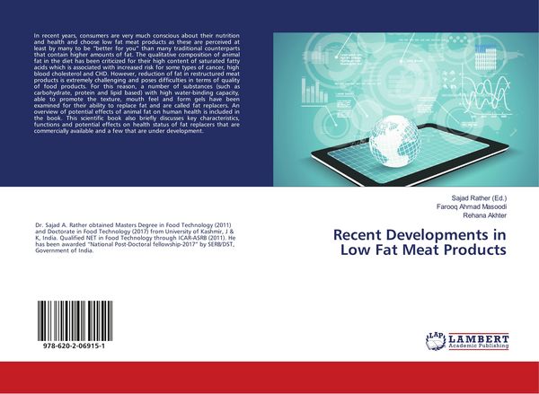 Produktbild: Recent Developments in Low Fat Meat Products