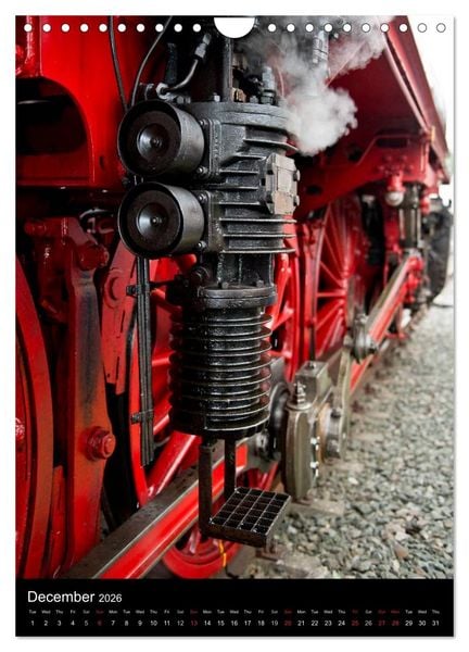Produktbild: Steam Locomotive 01 150 / UK-Version (Wall Calendar 2026 DIN A4 portrait), CALVENDO 12 Month Wall Calendar
