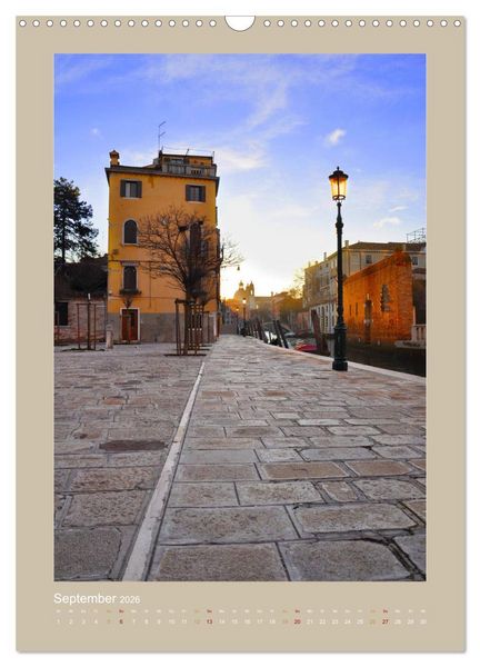 Produktbild: Erlebe mit mir Venedig im Winter (Wandkalender 2026 DIN A3 hoch), CALVENDO Monatskalender