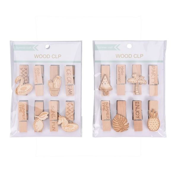 Produktbild: HTI-Living BRIEFKLEMMER 4.5CM , 8 St&uuml;ck, 2-fach sortiert